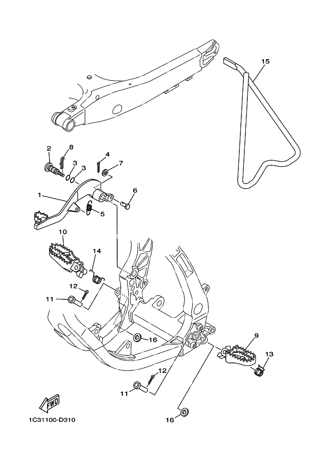 STÄNDER & FUSSRASTE