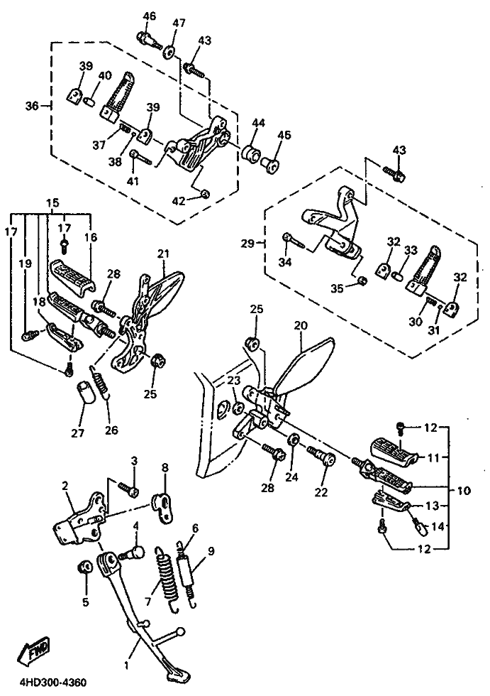 STÄNDER & FUSSRASTE