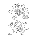 YAMAHA, DRAGSTAR 650 CLASSIC - XVS650A 5SCK, CYLINDER HEAD