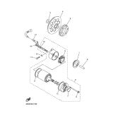 YAMAHA, DRAGSTAR 650 CLASSIC - XVS650A 5SCK, STARTER CLUTCH